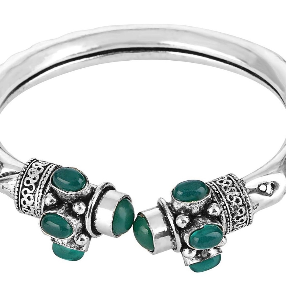 Elegant Silver and Green Women's Bracelet & Silver and Red bracelet $15 each
